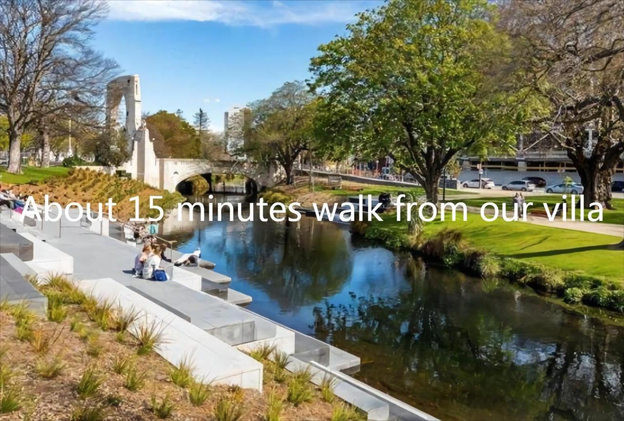 City Centre Superior Villa 3 Large Double Bedrooms Christchurch Extérieur photo